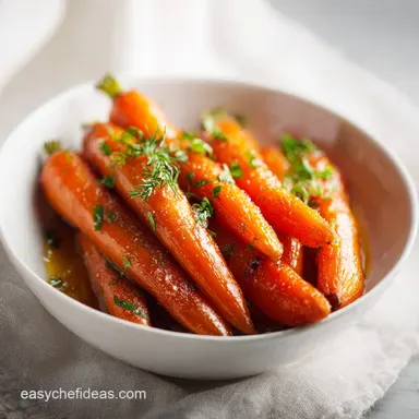 Brown Sugar Glazed Carrots in 15 Minutes for 4 Servings Recipe Card