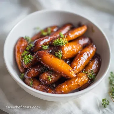 Brown Sugar Glazed Carrots in 15 Minutes for 4 Servings