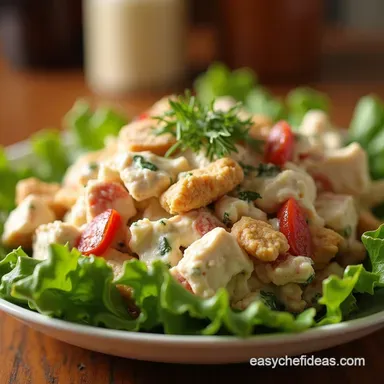 The Bankers Budget Chicken Salad CrowdPleasing Classic Recipe Card