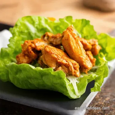 Buffalo Chicken Lettuce Wraps Wing Night Just Got Healthier Recipe Card