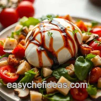 Dreamy Burrata Recipe: My Sunshine Salad with Balsamic Recipe Card