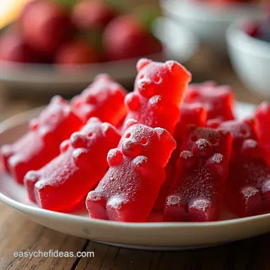Bursting Berry Bliss Healthy Gummy Bears My Easy Recipe Recipe Card