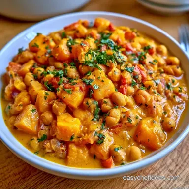 Butternut Squash Curry with Coconut Milk Recipe Card