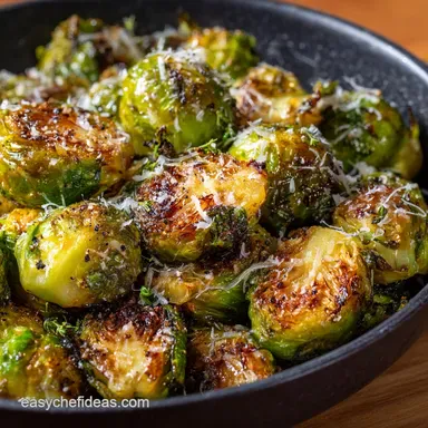 Cacio e Pepe Brussels Sprouts: Ultra-Crispy Roman Side Dish