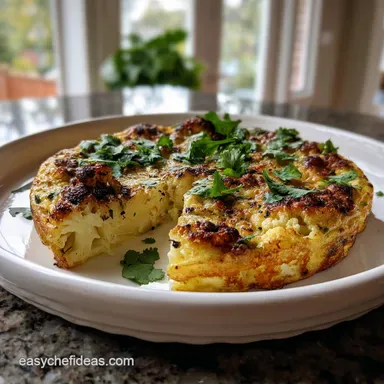 Cacio e Pepe Frittata With Cauliflower: Nutty Roast Base Recipe Card