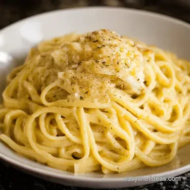 Cacio e Pepe with Roasted Garlic Lemon Proper Lush Recipe Card