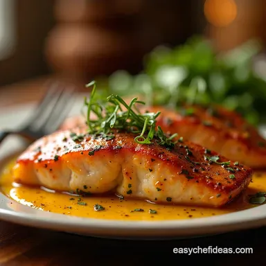 Baked Rainbow Trout with Cajun Garlic Butter Sauce Recipe Recipe Card