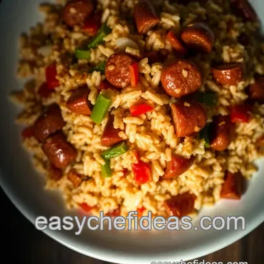 Ultimate Cajun Sausage and Rice: My Grandmother's Secret Recipe! Recipe Card