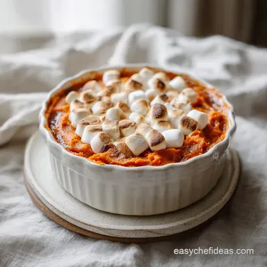 Sweet Potato Casserole Recipe with Canned Yams in 35 Minutes Recipe Card