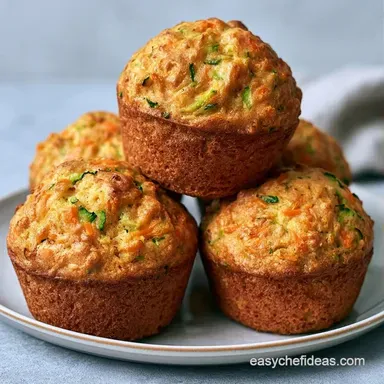 Carrot Zucchini Muffins in 30 Minutes Recipe Card