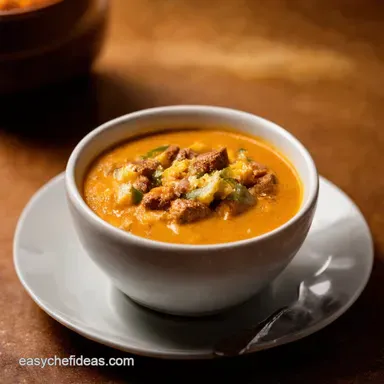 Cheeseburger Soup A Bowlful of Burger Bliss Recipe Card