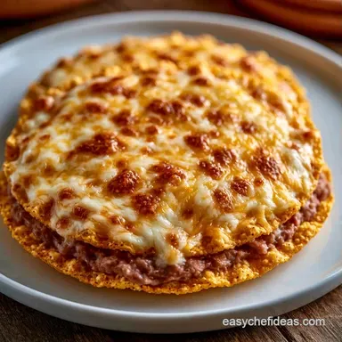 Cheesy Bean Tostadas in 15 Minutes Recipe Card