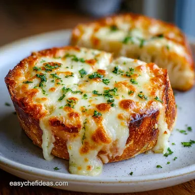 Cheesy Garlic Bread for 10 Servings