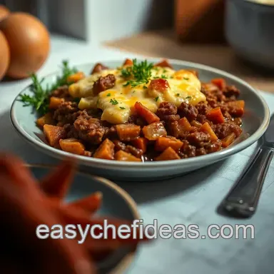 Easy Dinner Recipes: Cheesy Root Veg Shepherd's Pie! Recipe Card