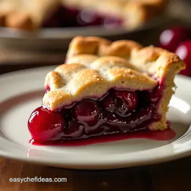 How to Bake a Fast Cherry Pie My Quick Easy Recipe Recipe Card