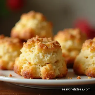 Best Chewy Coconut Macaroons Recipe So Easy with Condensed Milk Recipe Card