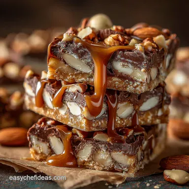 Chewy Homemade Nougat Bars A Sweet Easy Candy Recipe Recipe Card