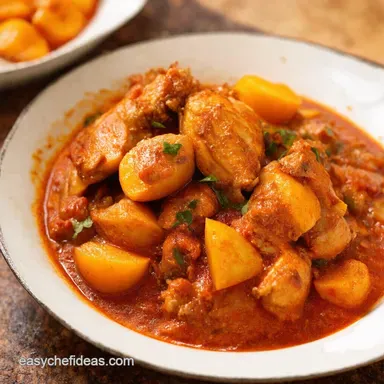 Moroccan Recipes Chicken Tagine with Apricots Recipe Card