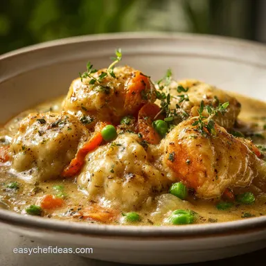 Chicken and Dumplings: Old Fashioned Recipe Recipe Card