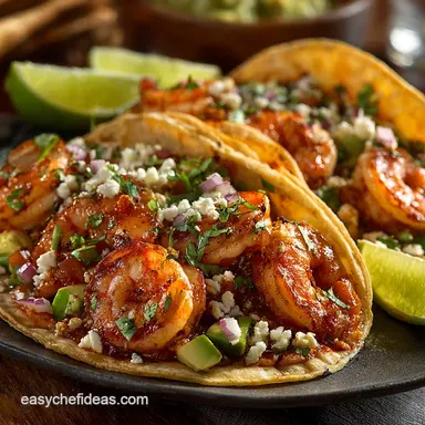 Shrimp Tacos Zesty ChipotleLime Recipe Ready in Just 30 Minutes Recipe Card