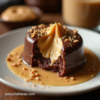 Dessert Facile et Rapide Sans NoBake Chocolate Peanut Butter Bliss Recipe Card