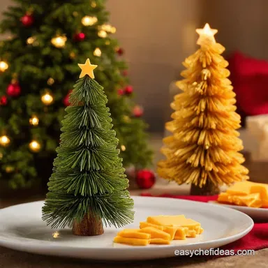 Cheese Straw Christmas Trees A Festive Appetizer For Christmas Recipe Card