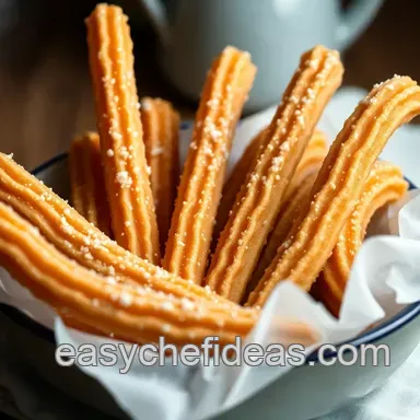 Easy Homemade Churros: The Perfect Crunchy Delights Recipe Card