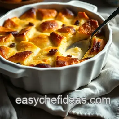 Classic British Bread and Butter Pudding: A Comforting Family Favourite Recipe Card