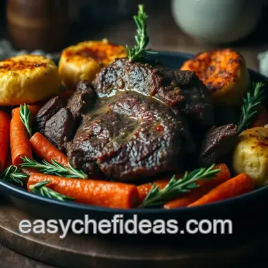 My Classic British Sunday Roast Recipe: Tender Beef & Yorkshire Puddings Recipe Card
