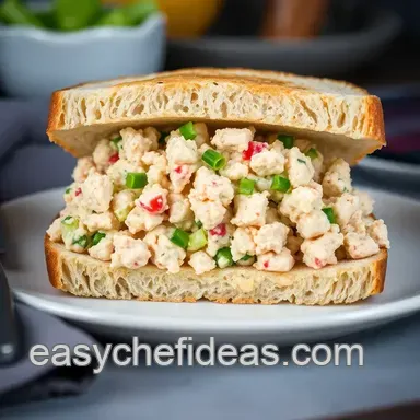 Easy Classic Tuna Sandwich Recipe: A British Comfort Food Twist Recipe Card