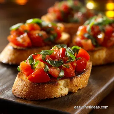 Bruschetta with Tomato and Basil The Ultimate Fresh Italian Appetizer Recipe Card