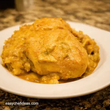 Classic Chicken and Dressing Recipe Southern Comfort Food Recipe Card