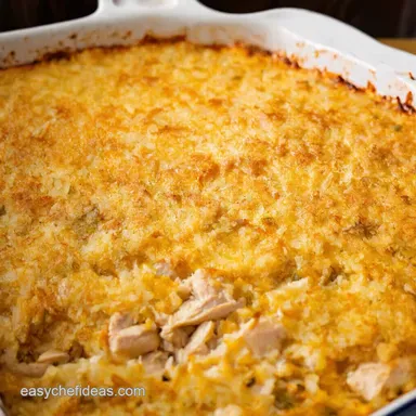 Chicken and Rice Recipe Easiest Comfort Casserole Recipe Card