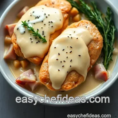 Classic Chicken Cordon Bleu Sauce Recipe with Creamy Dijon Twist Recipe Card