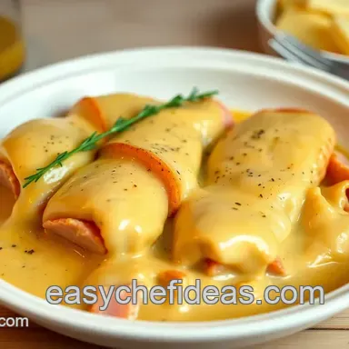 Classic Chicken Cordon Bleu Sauce Recipe with Creamy Dijon Twist