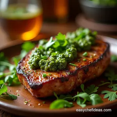 Easy Traditional Chimichurri Sauce Recipe Authentic Argentinian Recipe Card