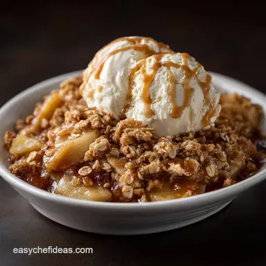 Cinnamon Apple Crisp: The Classic Recipe with an Ultra-Crunchy Oat Topping Recipe Card
