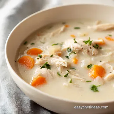Cream of Chicken Soup Easiest Comfort Food Recipe Recipe Card
