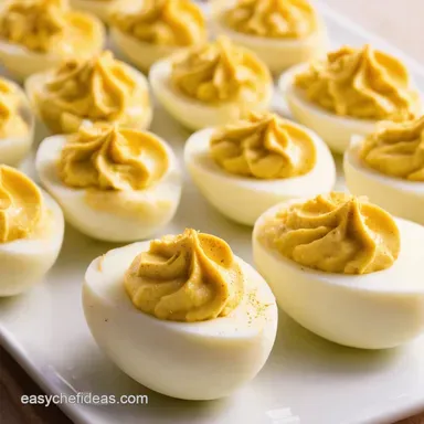 Easy Deviled Eggs My Creamy Classic Recipe Recipe Card