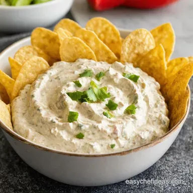 Classic Creamy Ranch Dip Recipe Poolside Perfection Recipe Card