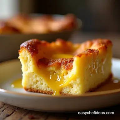 The Best Old Fashioned Bread Pudding Recipe with Vanilla Sauce Recipe Card