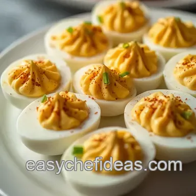 Classic Deviled Egg Recipe with a Smoked Paprika Twist Recipe Card