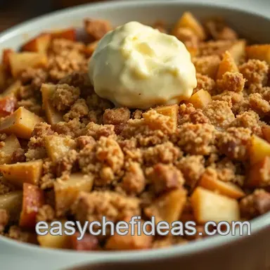 Classic Easy Apple Crisp Recipe Easy &ndash; Warm, Cozy & Family Favorite Recipe Card