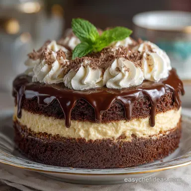 The Best Germans Chocolate Cake Recipe Authentic Custard Frosting Recipe Card