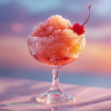 Miami Vice Drink Recipe: The Neon Sunset Frozen Cocktail Recipe Card
