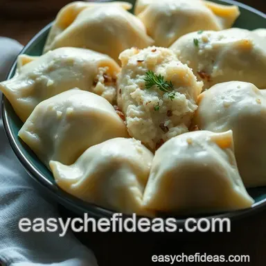 Classic Polish Pierogies Recipe &ndash; Soft Dumplings with Savory Potato & Cheese Recipe Card