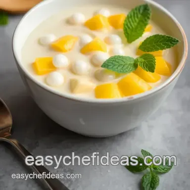 How to Cook Creamy Coconut Mango Delight in 30 mins: A Tropical Treasure Recipe Card