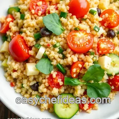 Easy Cook Quick Kombucha Quinoa Salad Delight: A Refreshing Twist! Recipe Card