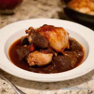 Coq au Vin: Easy French Recipes for a Classic Dinner Recipe Card