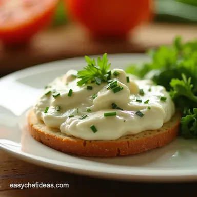 Cottage Cheese Chive Dream Easy Peasy Spread Recipe Recipe Card